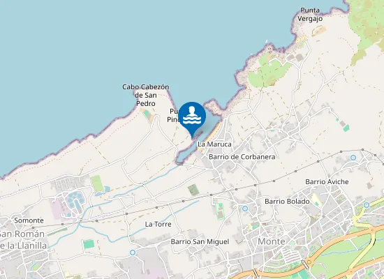 Map of Playa de El Pescador