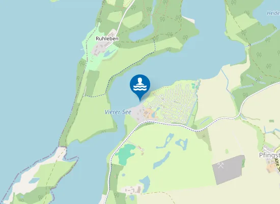 Map of VIERER SEE AUGSTFELDE CP ACHTERN KNICK