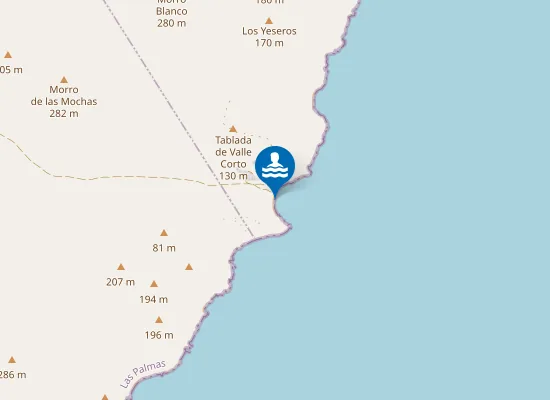 Map of Ensenada de Gran Valle