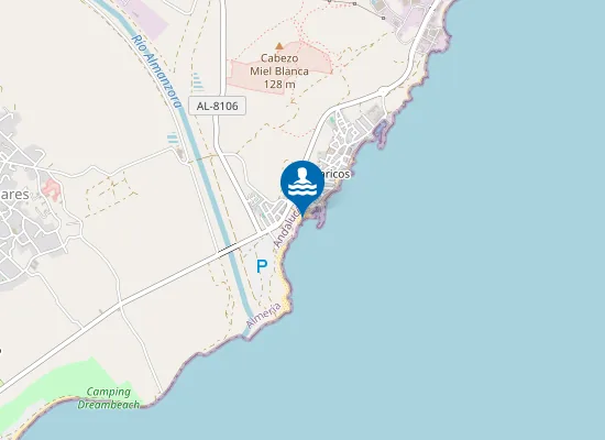 Map of Playa de Luis Siret