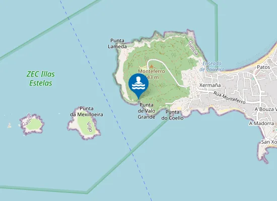 Map of Praia Do Rego Da Porta