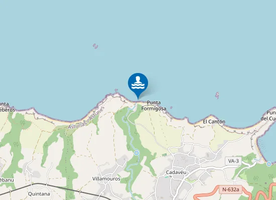 Map of Playa De Campiecho