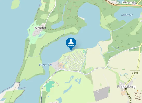 Map of VIERER SEE AUGSTFELDE CP SONNENWEG