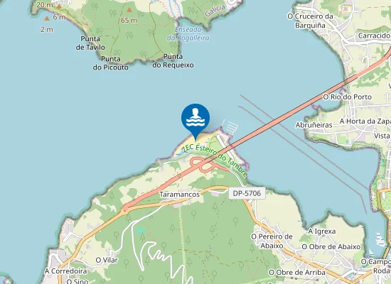 Map of Praia do Testal