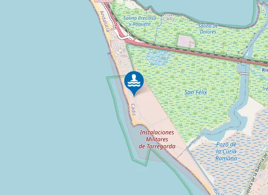 Map of Playa de Torregorda