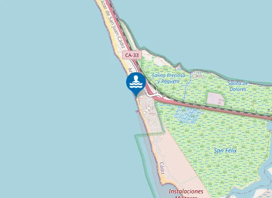 Map of Playa de Torregorda