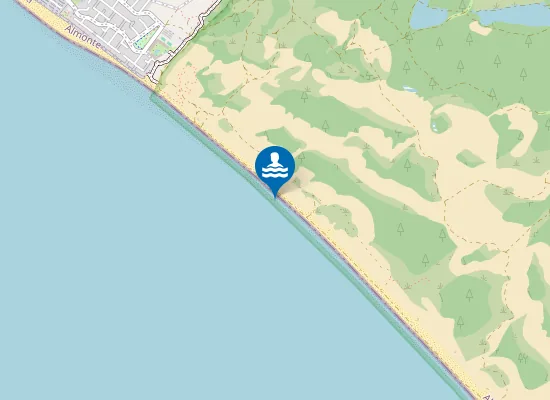 Map of Playa de Matalascañas