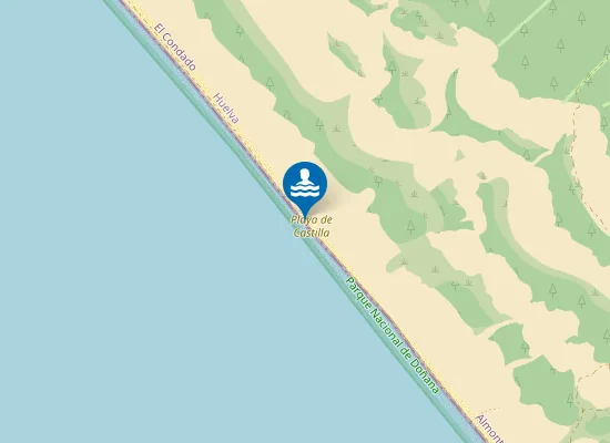 Map of Playa de Castilla