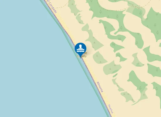 Map of Playa de Castilla
