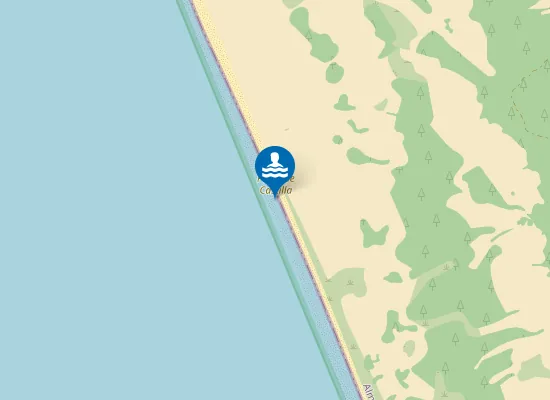Map of Playa De Castilla