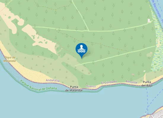 Map of Playa de Malandar