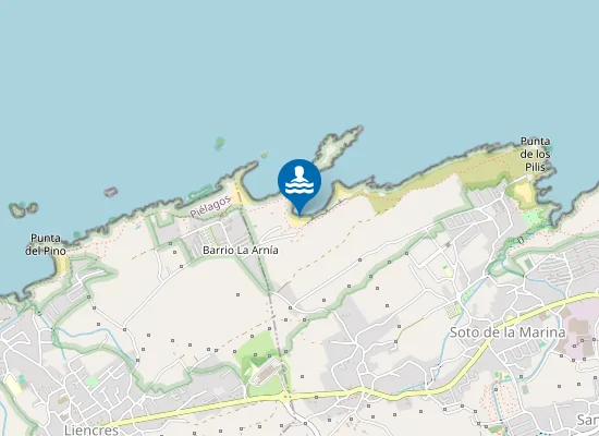 Map of Playa de Covachos