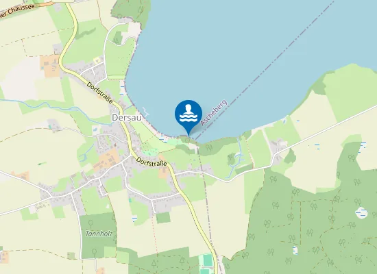 Map of GR PLOENER SEE DERSAU GEMEINDEBADESTELLE