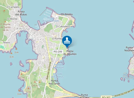 Map of Praia da Sapeira