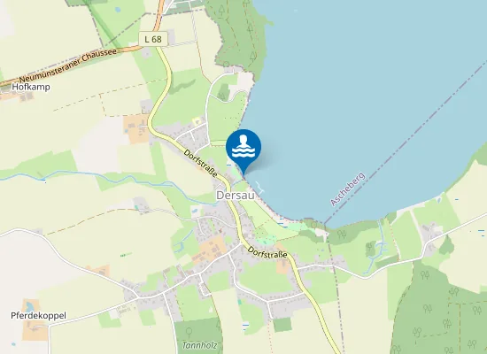 Map of GR PLOENER SEE DERSAU SEEBLICK