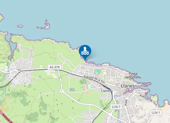 Map of Playa La Nao