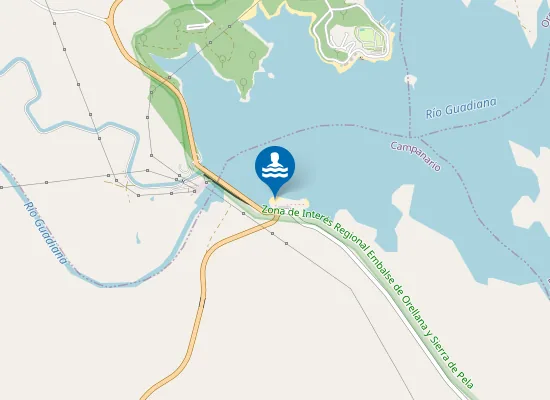 Map of Playa de las Casetas