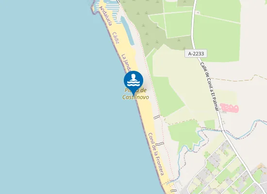 Map of Playa de Castilnovo
