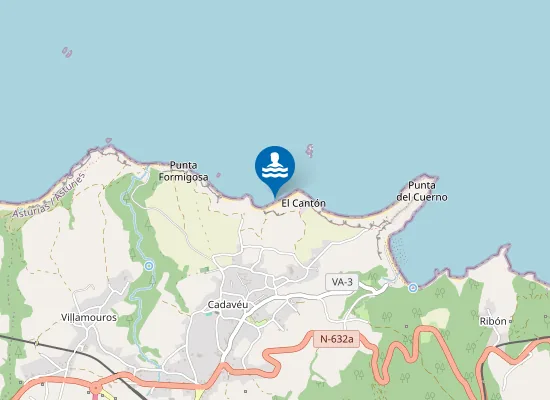 Map of Playa de los Castros