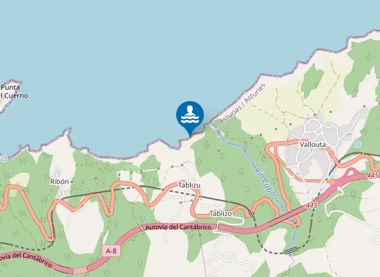Map of Playa de Ballota