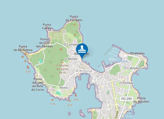 Map of Praia do Nabal