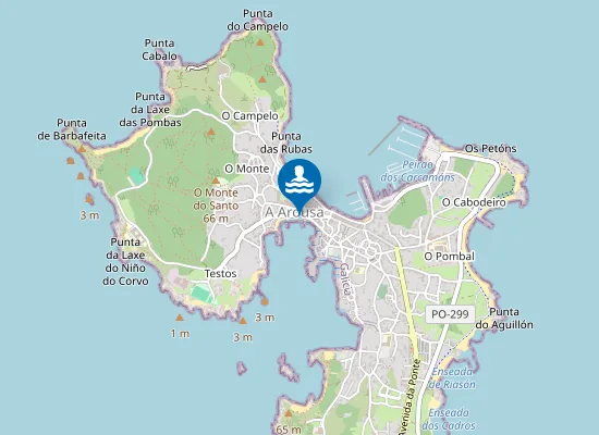 Map of Praia Da Rampla