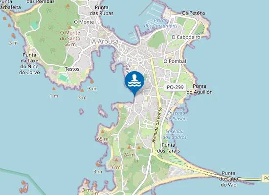 Map of Praia Da Abilleira
