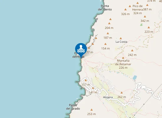 Map of Playa de Trigo