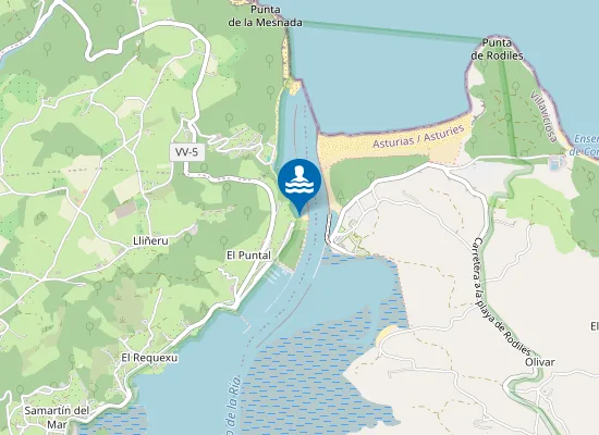Map of Playa del Puntal