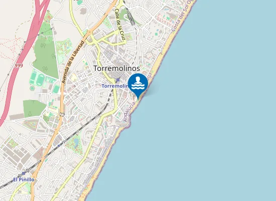 Map of Playa del Bajondillo