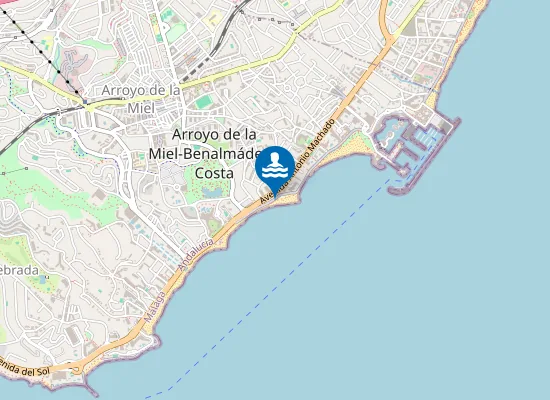 Map of Playa de Santa Ana