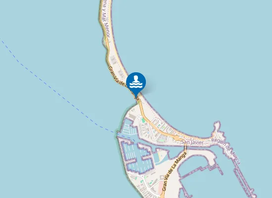 Map of Playa Chica
