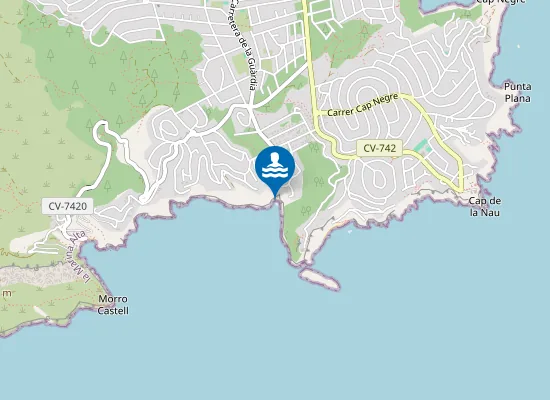 Map of Cala en Caló