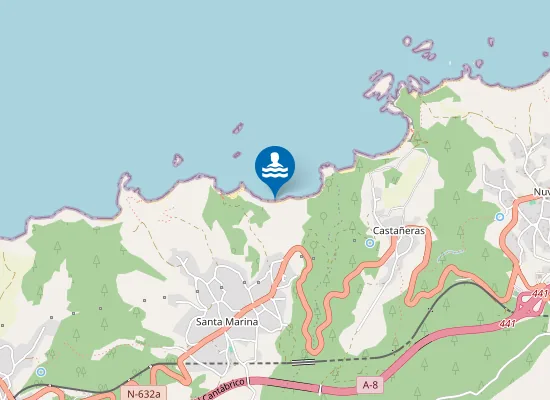 Map of Playa Calabón