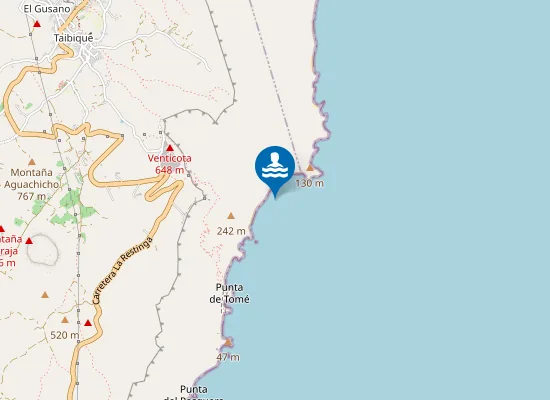 Map of Playa de Miguel