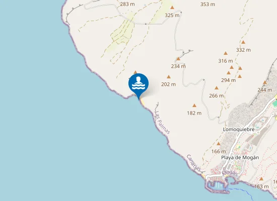 Map of Playa del Perchel