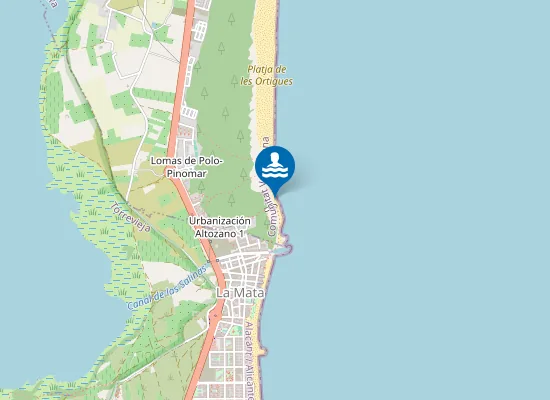Map of Platja de l'Eixidor