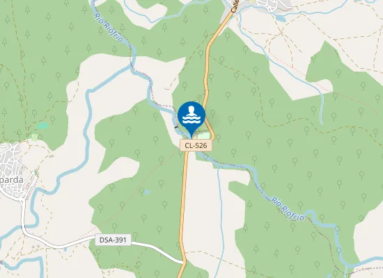 Map of Piscina Natural Riofrío