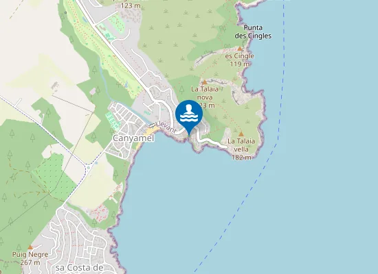 Map of Cala Serch