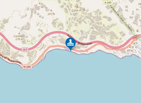 Map of Cala Chilches