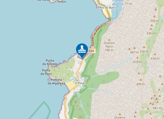 Map of Praia do Sinal