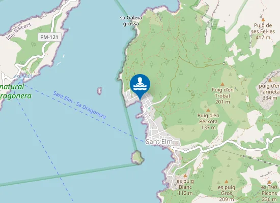 Map of s'Algar