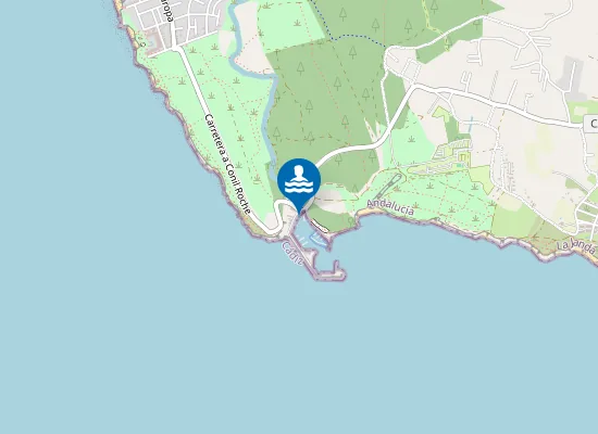 Map of Cala del Río Roche