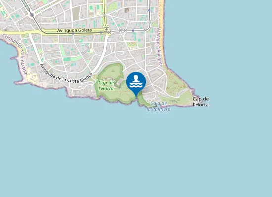 Map of Cala de Cantalars