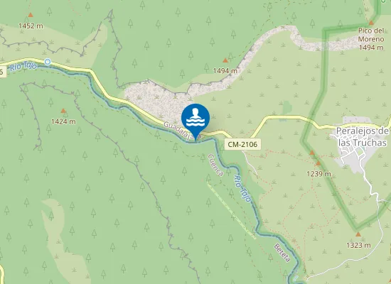 Map of Playa de Camping La Serradora
