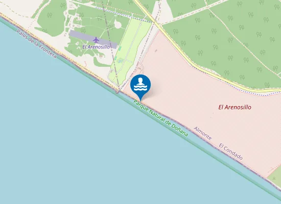 Map of Playa Médano del Loro