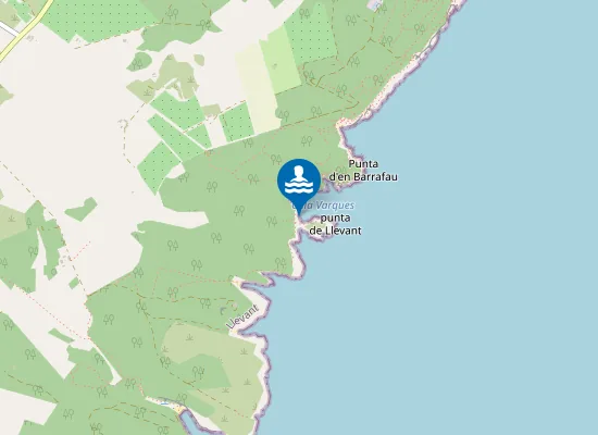 Map of platja Petita