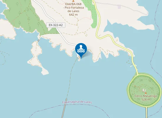 Map of Playa de agua dulce Galizuela