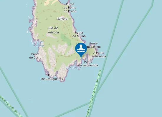 Map of Praia Do Medio