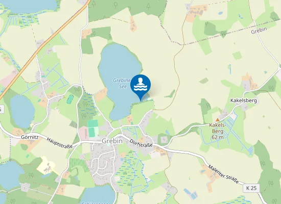 Map of GREBINER SEE GREBIN